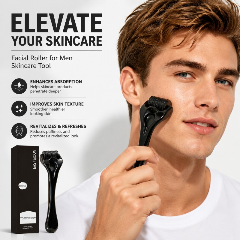 Men'S Grooming And Skin Care - Premium Skin‑care Rolling Tool Men Facial