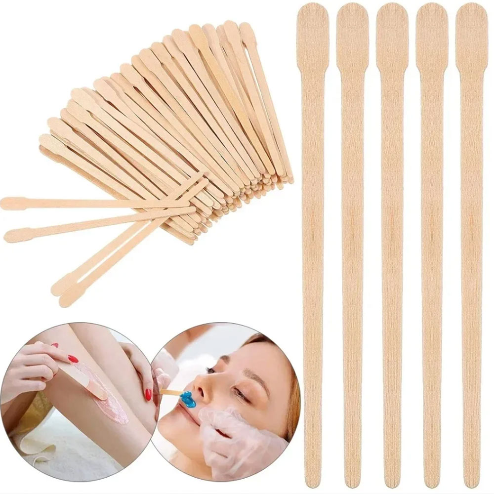 500/200/100Pcs Wooden Hair Rem - Hair Wax Stick 评论和价格