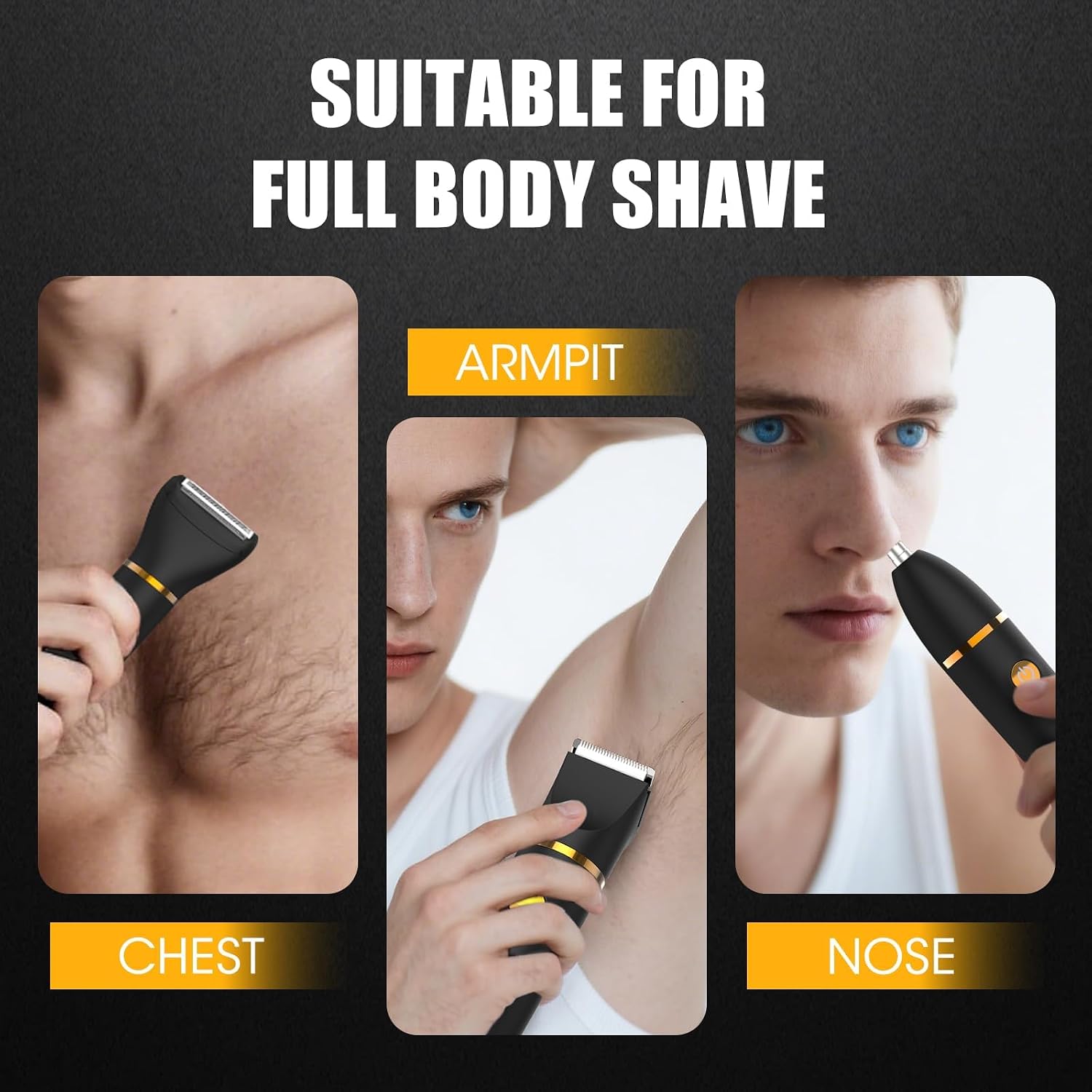 Body Trimmer for Men Woman, 3  - Men'S Grooming Hair And Body Wash 评论和价格