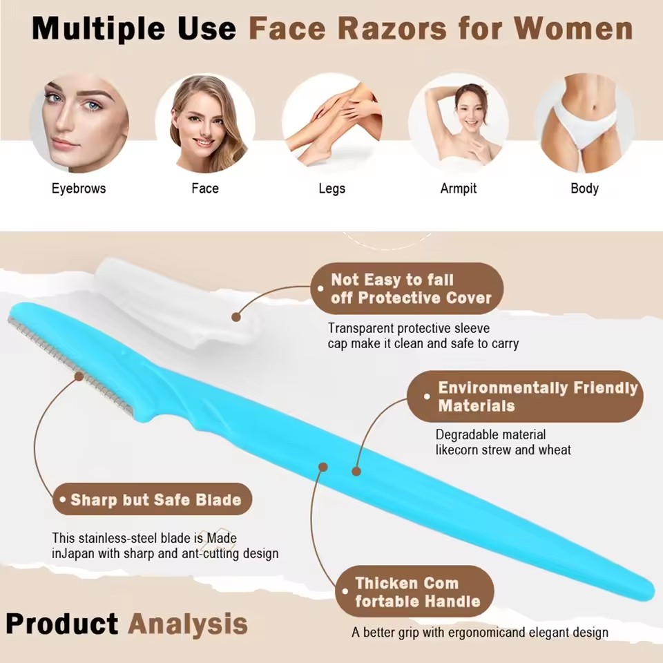 5/10/30/40pcsbrow Razor and Fa - Men'S Grooming Scissors 评论和价格