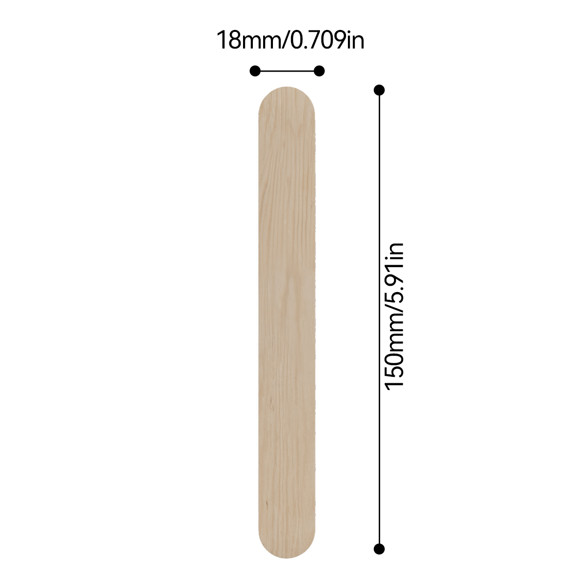 10Pcs Disposable Natural Woode - Hair Wax Stick 评论和价格