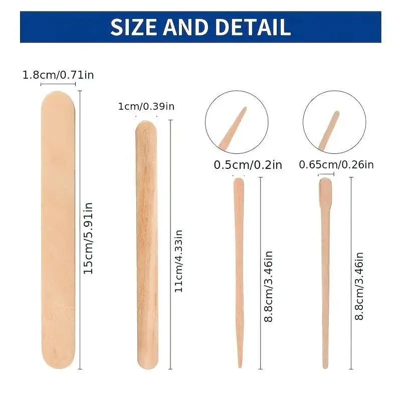 Woman Wooden Hair Removal Stic - Hair Wax Stick 评论和价格