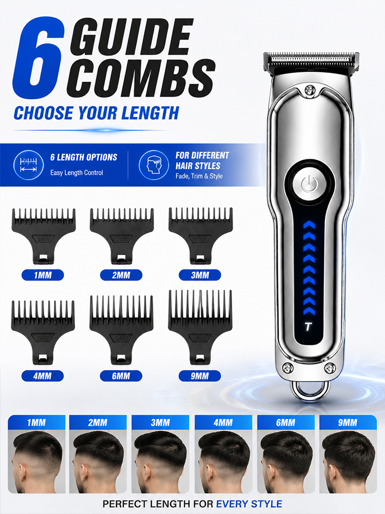 Men Hair Clipper T-Blade Cordl - Men'S Grooming Blade 评论和价格