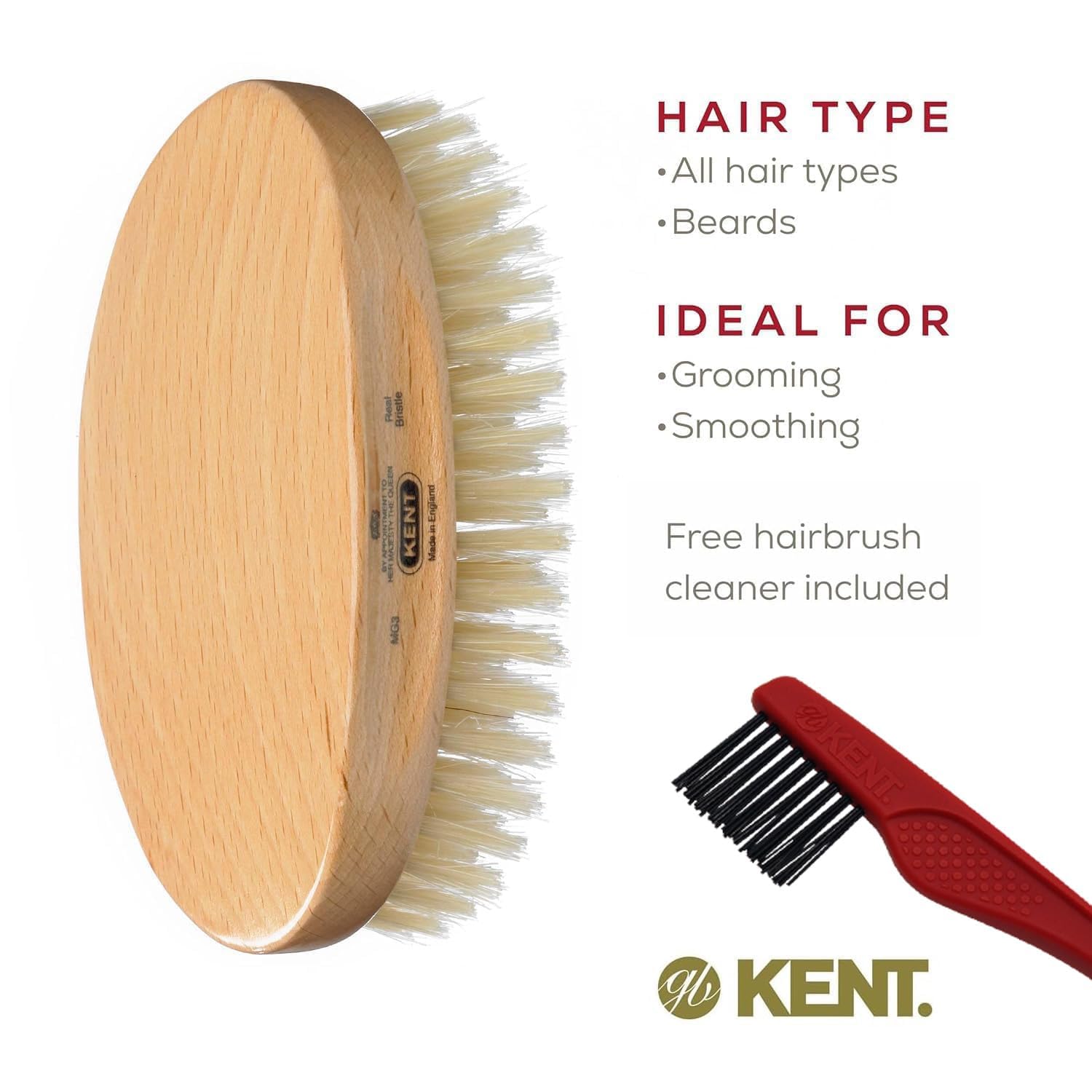 Kent MG3 Finest Men's Hair & B - Men'S Grooming And Skin Care 评论和价格