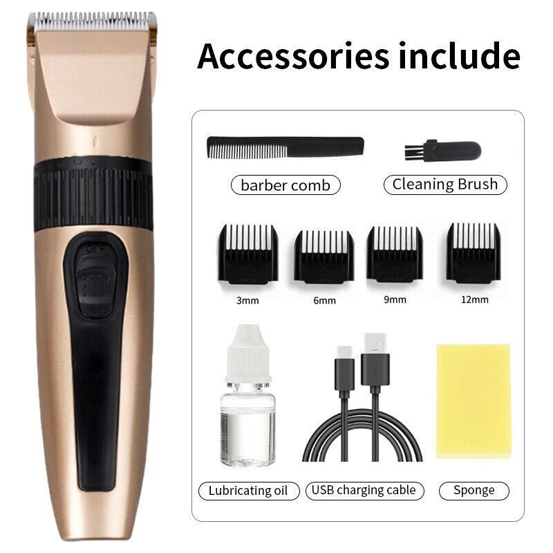 Professional Cordless Hair Cli - Men'S Grooming Scissors 评论和价格