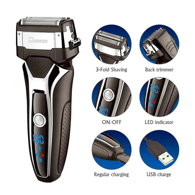 Surker Electric Shaver for Men - Men'S Grooming Blade 评论和价格