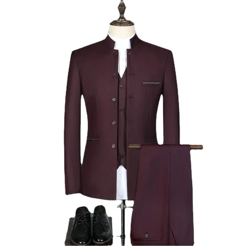 Men Suit Coat Vest Pants Fashi - Men'S Grooming Daily 评论和价格