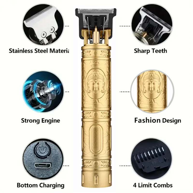 Cordless T9 Hair Trimmer for M - Men'S Grooming Scissors 评论和价格